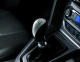 Originale Ford Focus Pomello leva cambio design pelle nero e alluminio