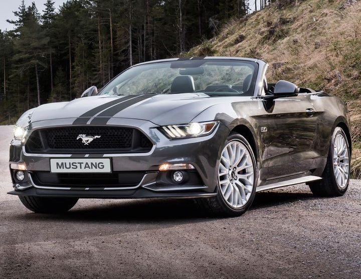 Originale Ford Mustang 03/2018-03/2023 Strisce da gara Over-the-top,nero opaco